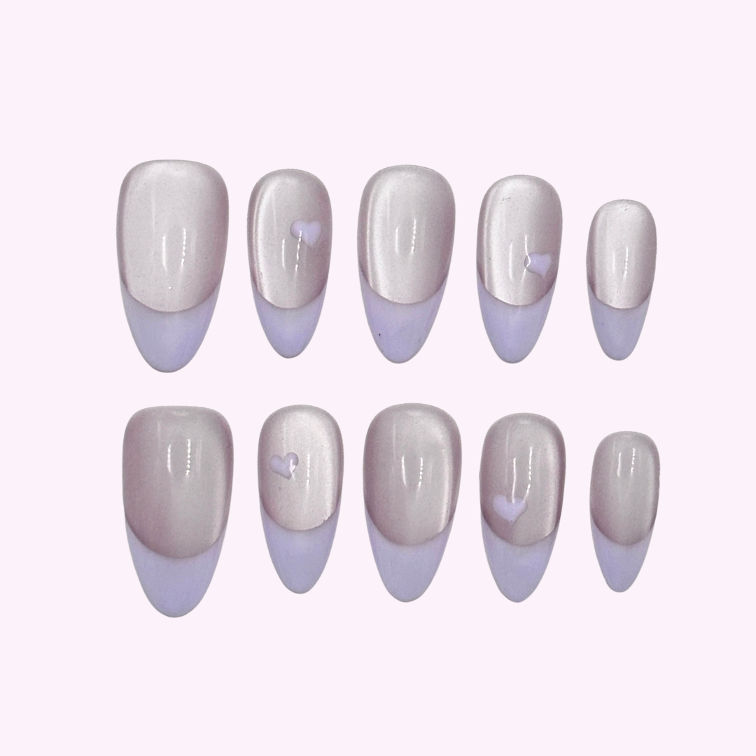 Pinkie Promise Nails Press-Ons Reusable Best Press-on Nails Salon Quality Nails at home Kaylee Medium Almond Press-On Nails