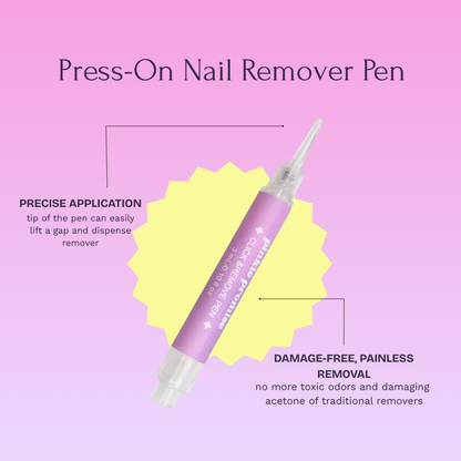 Pinkie Promise Nails Build Your Kit Press-On Nail Remover Pen Essentials for Press-On Nails