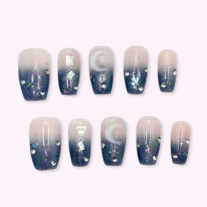 Pinkie Promise Nails Press-Ons Reusable Best Press-on Nails Salon Quality Nails at home Andrea Medium Ballerina Press-On Nails