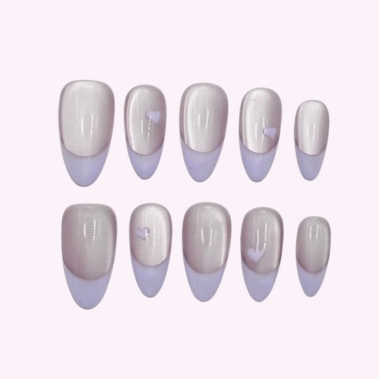 Pinkie Promise Nails Press-Ons Reusable Best Press-on Nails Salon Quality Nails at home Kaylee Medium Almond Press-On Nails
