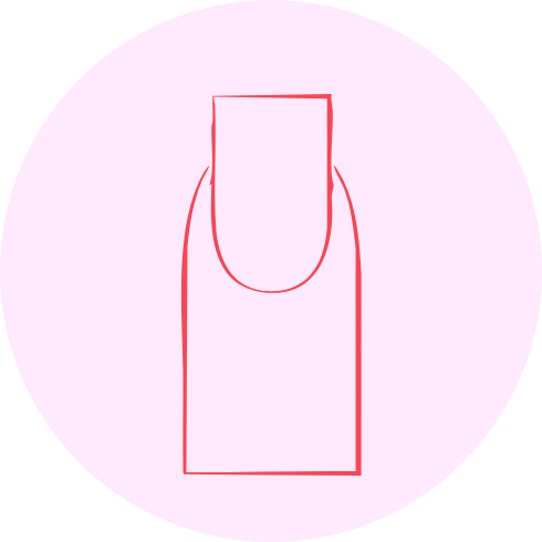 Pinkie Promise Nails Square Medium Nails Shape